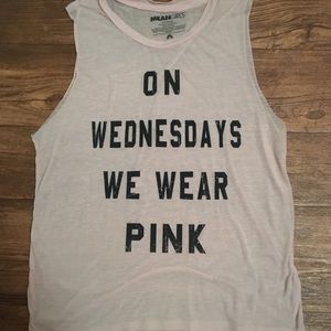 Mean Girls On Wednesdays We Wear Pink Tank